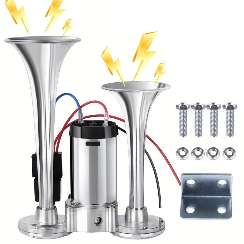 120DB Dual-Tone Metal Car Horn