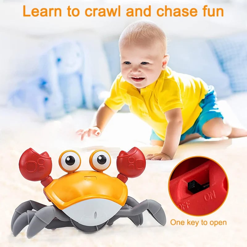 Crawling Crab - Cute Sensing Crawling Toy