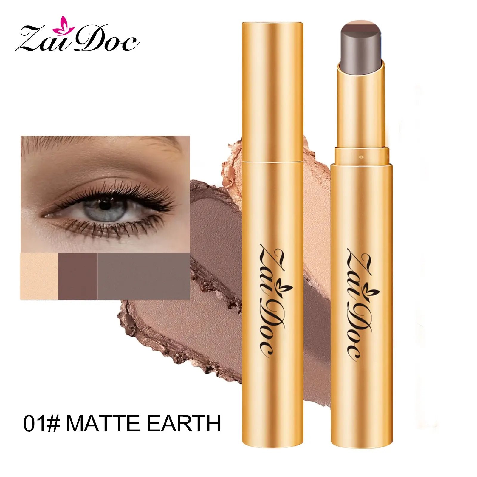 3 Color Eyeshadow Stick