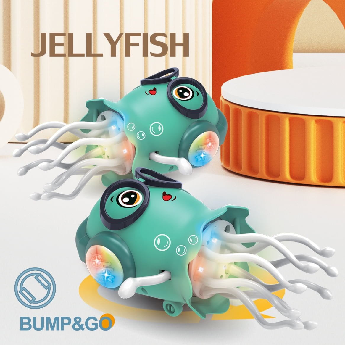 🏆Hot Sale⚡Magic Dancing Octopus Toy： LED Lights, Music & Smart Obstacle Avoidance