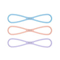 8-Shaped Silicone Resistance Band with Massage Grip