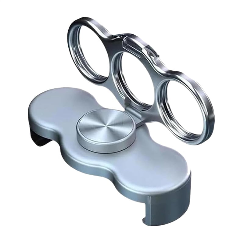 360° Rotatable Dual-Ring Three-Finger Phone Holder
