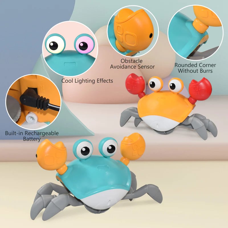 Crawling Crab - Cute Sensing Crawling Toy