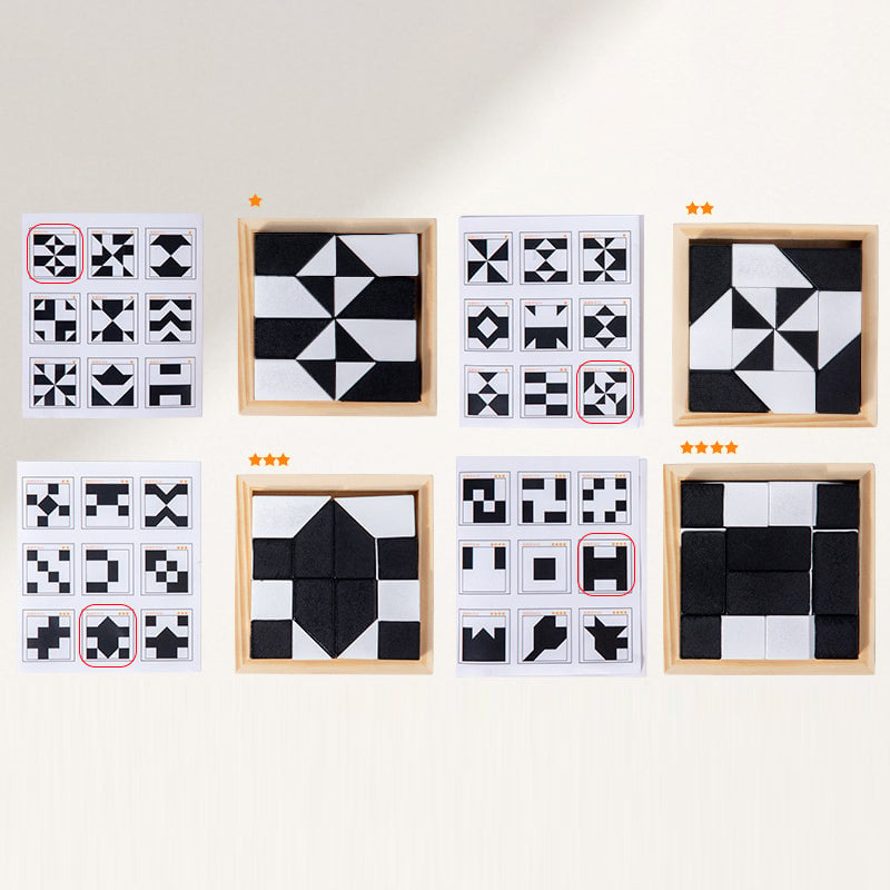 🖤🌟Puzzles Hidden Building Blocks Puzzles Toys