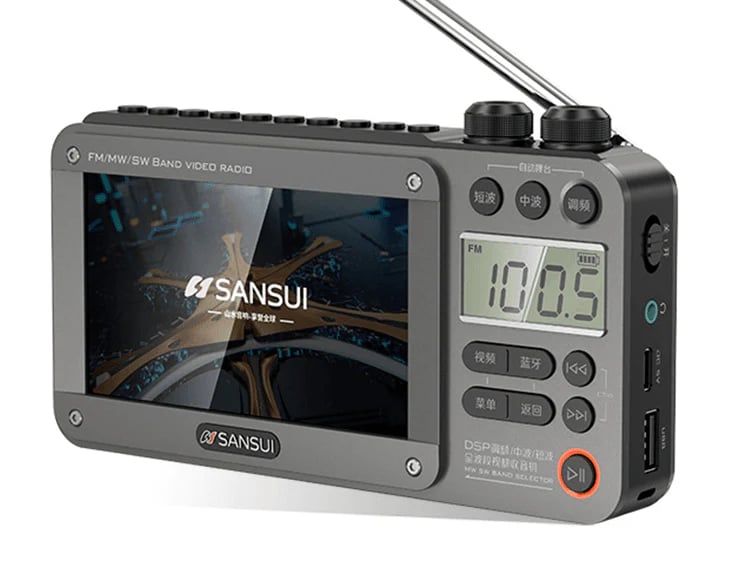 High-end Video Plug-in Bluetooth Pocket Full Band Video Radio