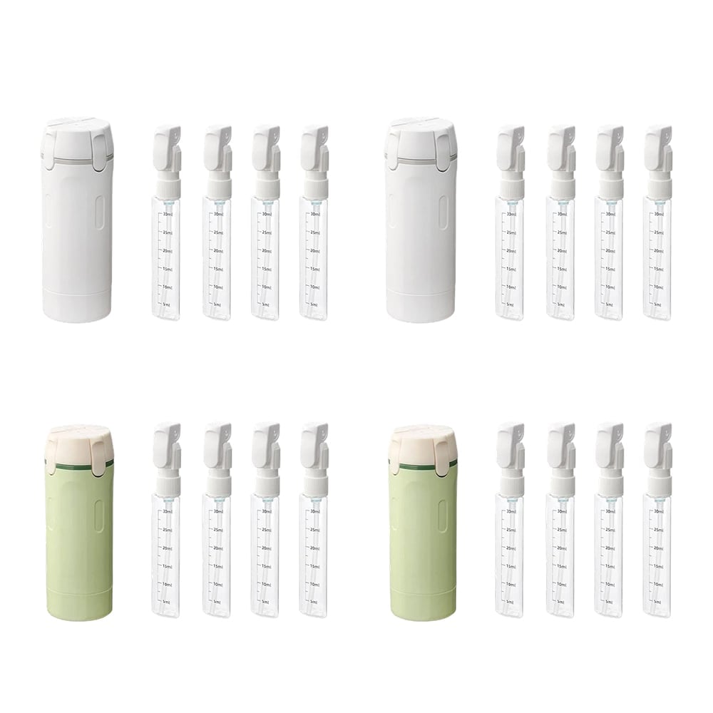 4-in-1 Leakproof Rotatable Travel Dispenser Set