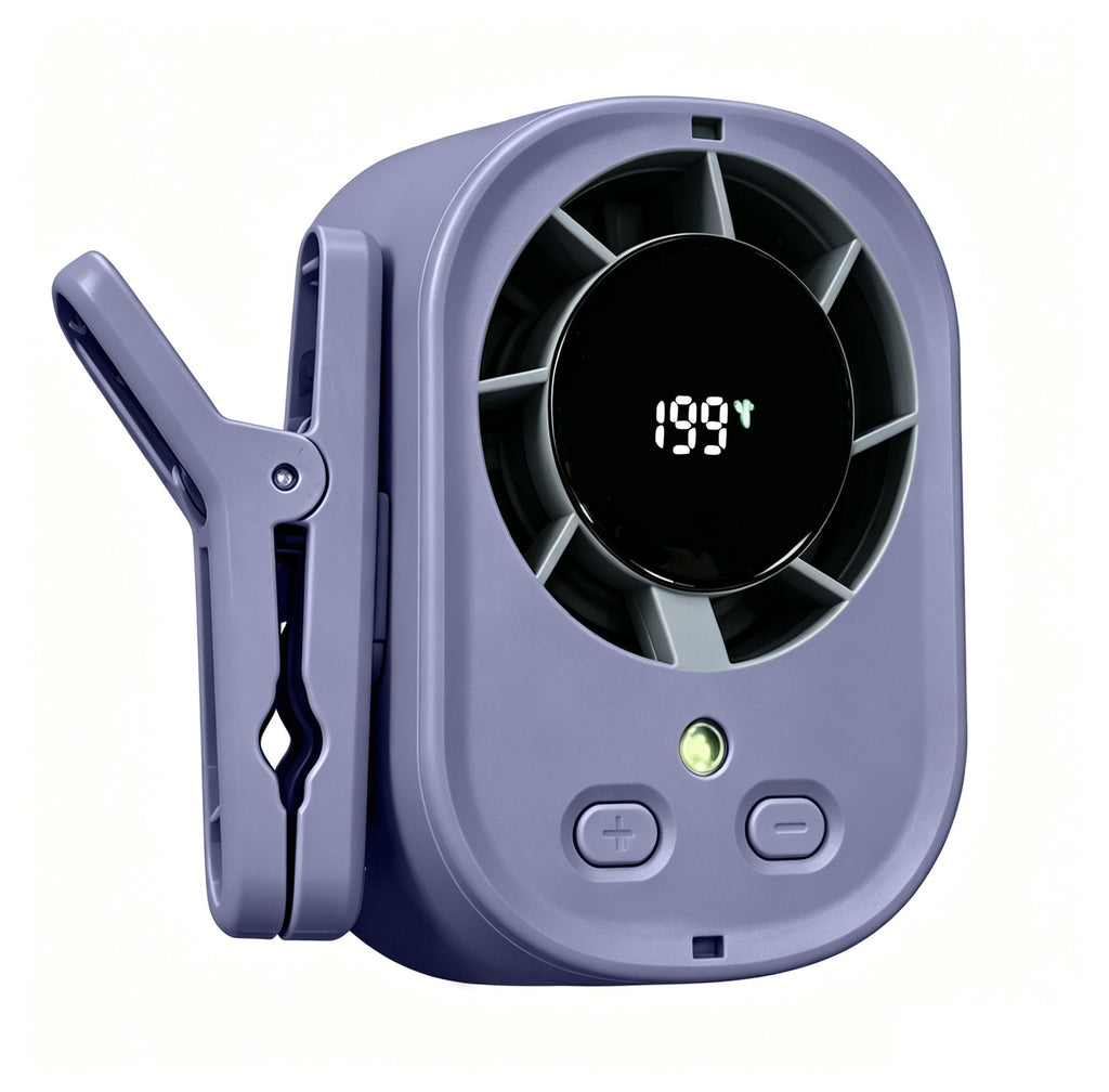 Portable Ice-Cooling Clip Fan