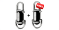🔥Buy 1 gte 1 free🔥Portable Rechargeable Bright Keychain Flashlight