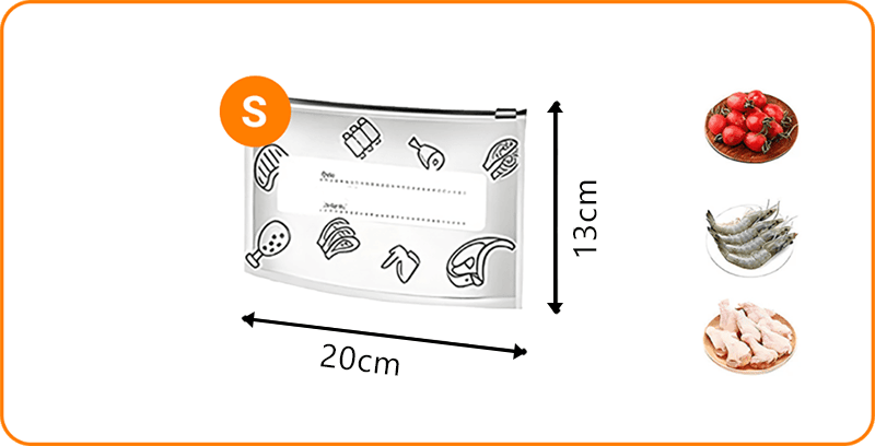 🍗Buy 2 Get 1 Free 🥦Reusable Aluminum Foil Sealable Storage Bags