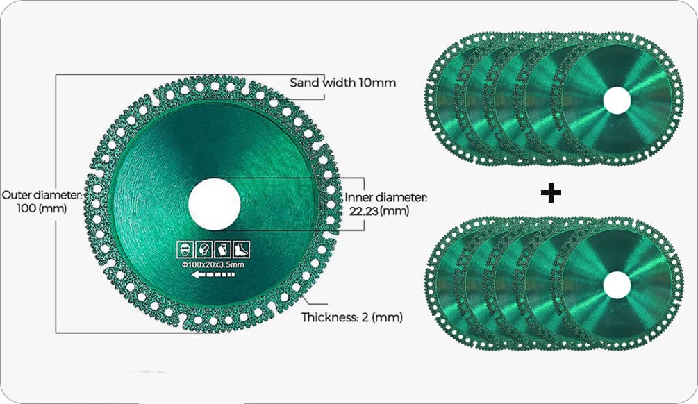 💥Buy 8 Get 10 Free（18 PCS）💥Composite Multifunctional Cutting Saw Blade